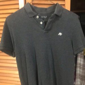 Aeropostal gray polo